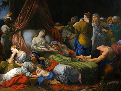 The death of Darius’ wife graphic