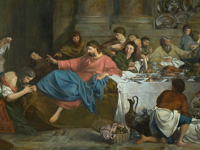 Christ at Supper with Simon graphic